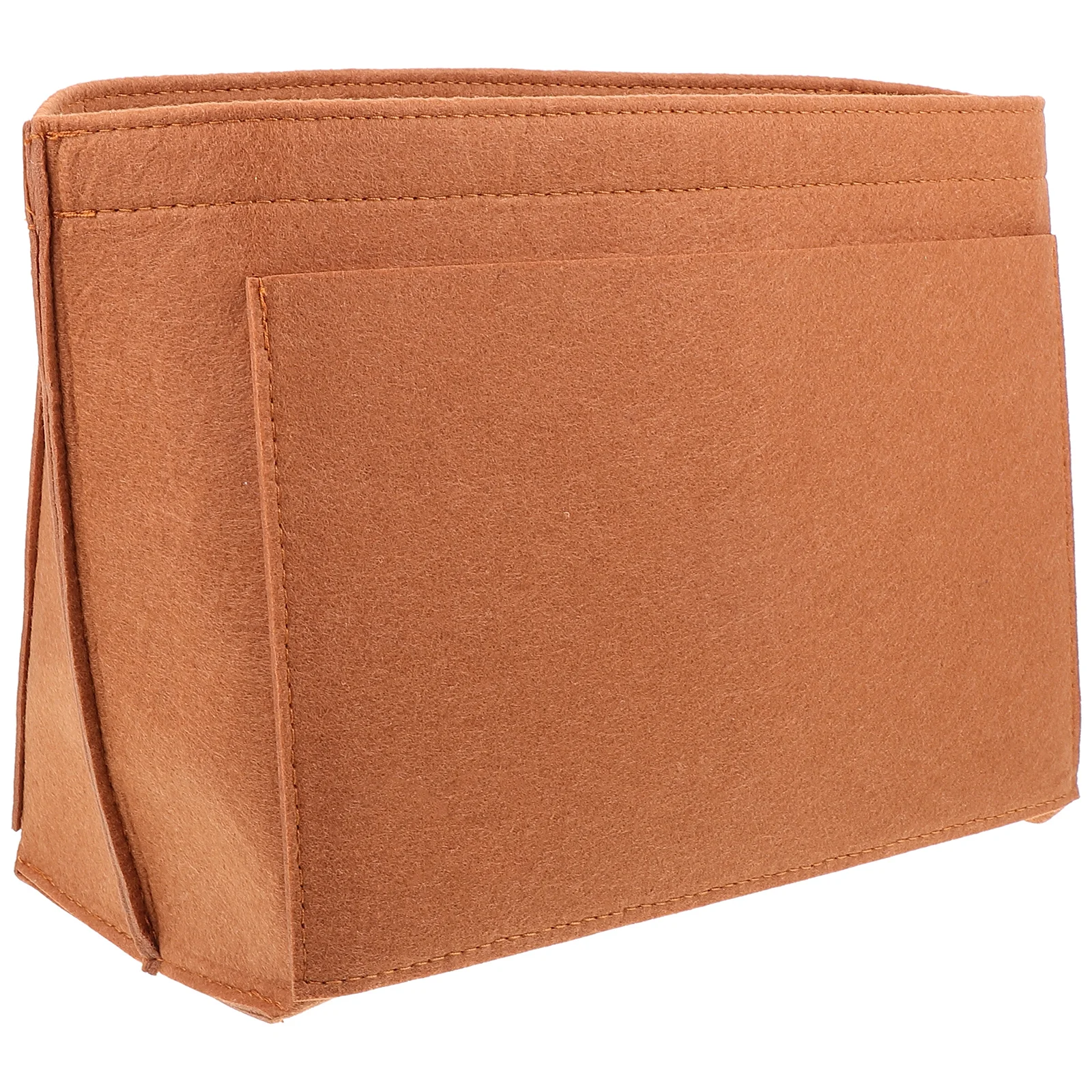 

Фетровая вставка, средняя верблюжья сумка-тоут, органайзер для хранения, кошелек для макияжа, вставка-органайзер для сумок, кисть