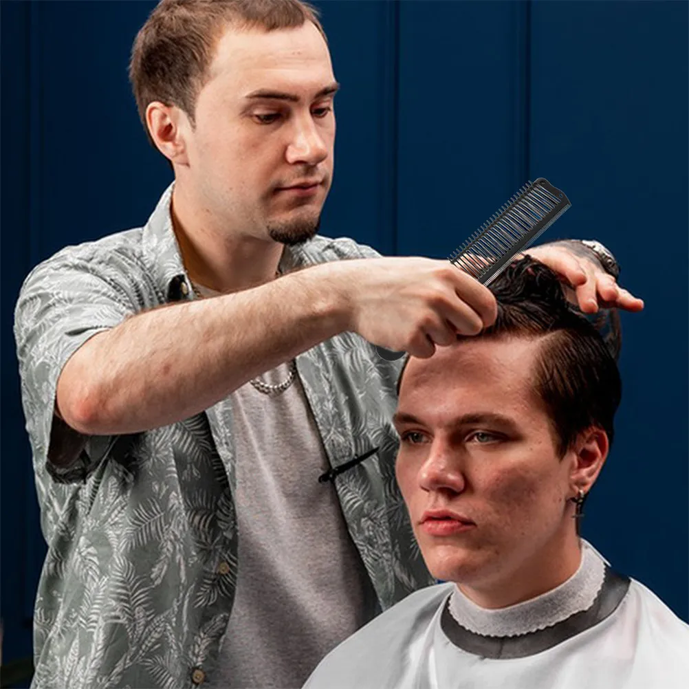2Pcs Barber Hair Cutting Comb Styling Comb for Men Women Detangling Combs Salon Professional Precision Positioning Ergonomic