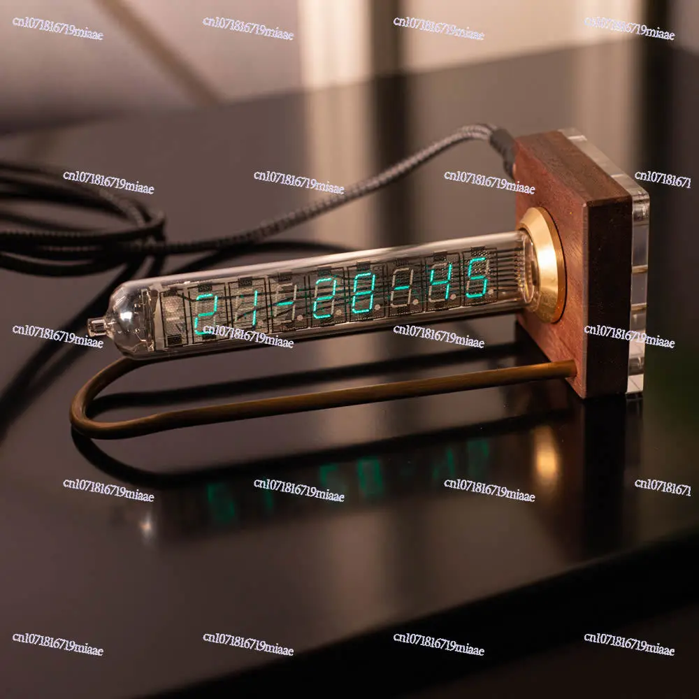 

Fluorescent Tube Clock Retro IV18 Glow Tube Clock Living Room Desktop Decoration Friend Gift IV-18 VFD