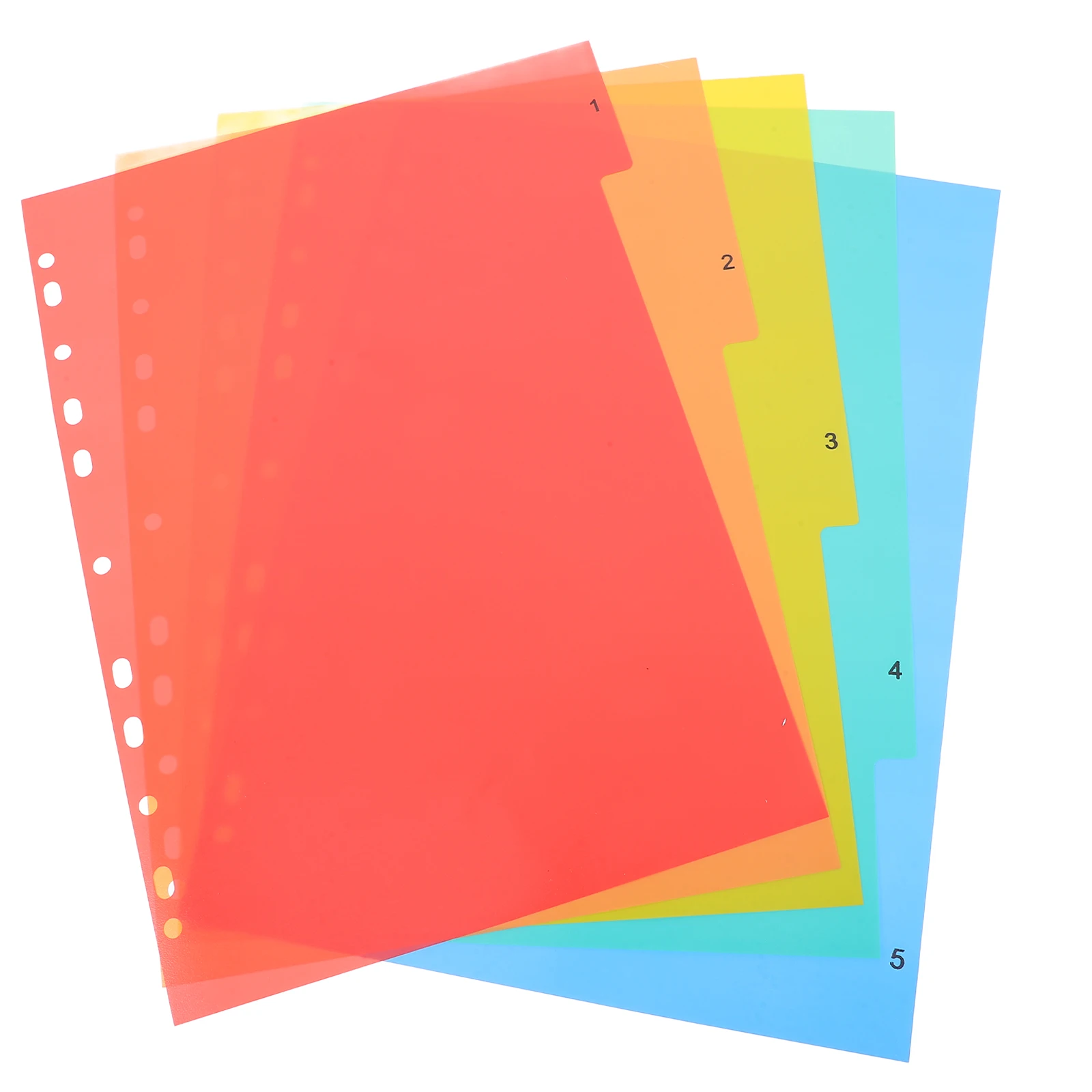 

A4 11 Index Page Category Dividers Binder Tabs File ganizer Pastel Color Separators Binder Inserts Notebook Folder