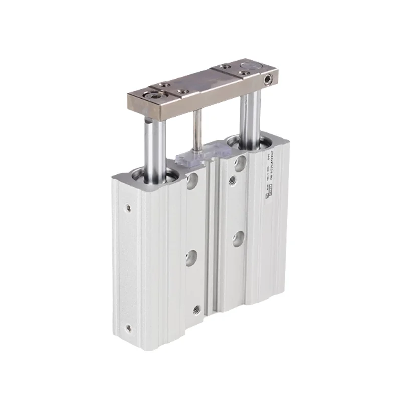 Cilindro Jmgpm Cilindro compatto con asta di guida Cilindro con cuscinetto scorrevole Diametro 12/16/20/25/32/40mm Corsa 10 20 25 30 50 100 150 200mm