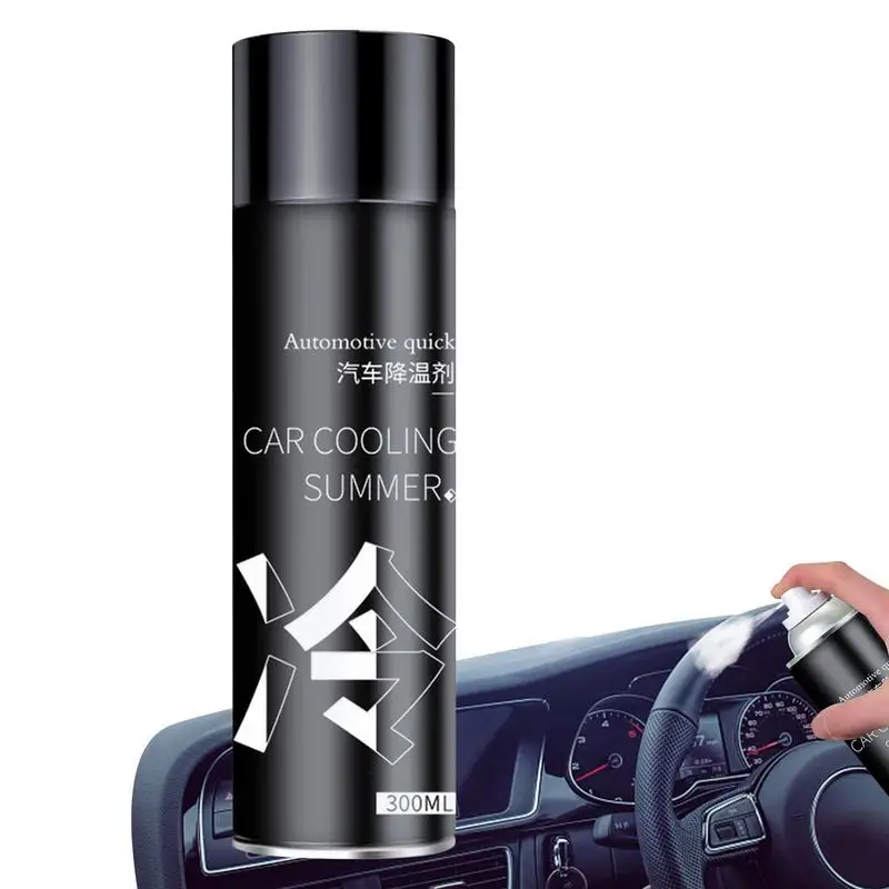 Cool Spray For Car Quick Cool Spray For Summer Large Capacity 350ml Cooling Spray For Car And Skin For Indoor Office Summer