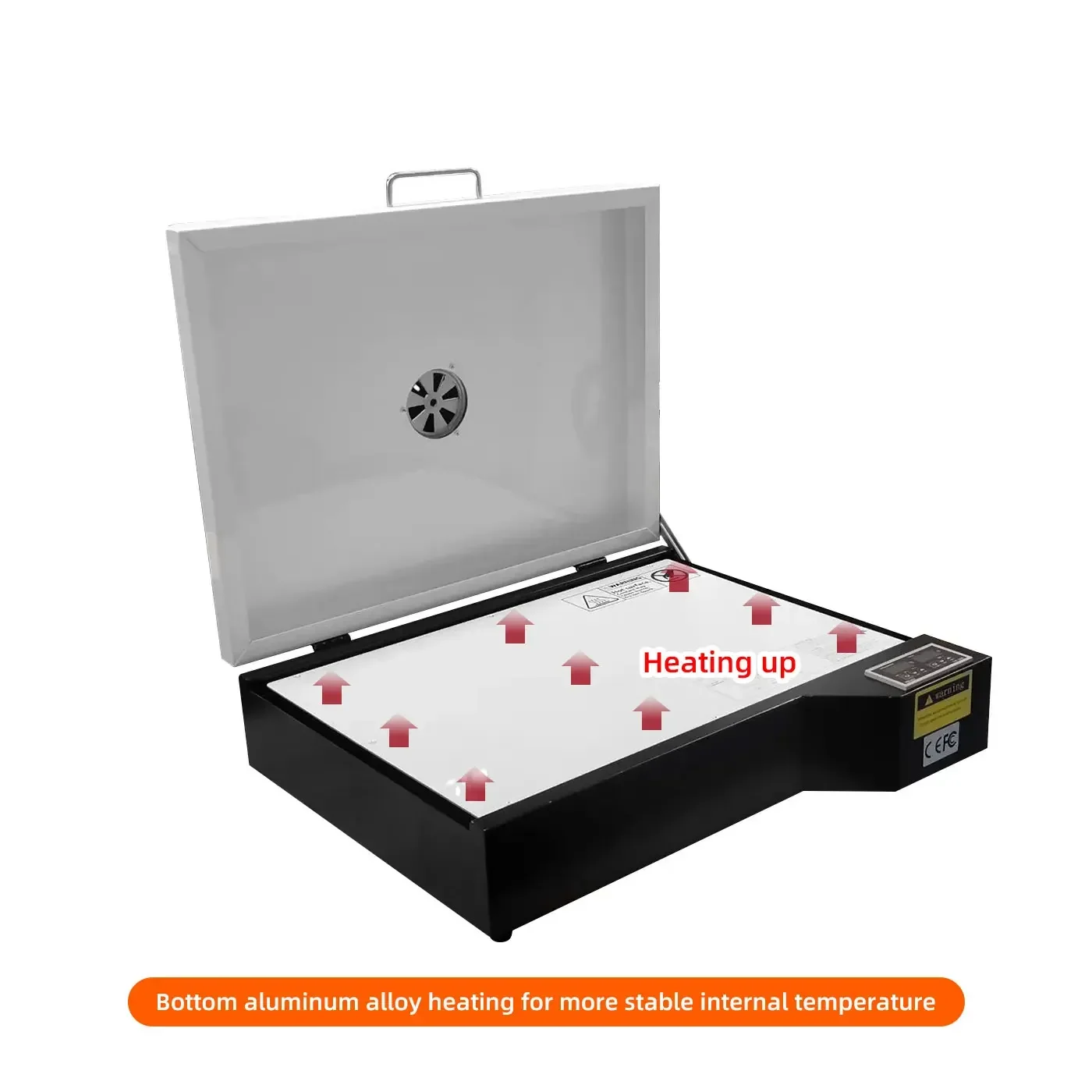 Gwin A3+ Hot Melt Adhesive Powder Glue Baking Oven PET Film & Powder Curing for T-Shirts Flex Material Printing Heat Transfer