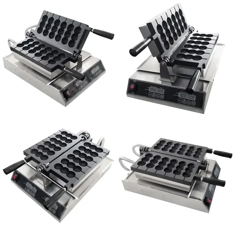 3-Hole Octopus Grilled Waffle Maker 6-Stick Cheese Waffle Maker Electric Snack Machine for Candied Gourd Cake Baked Quail