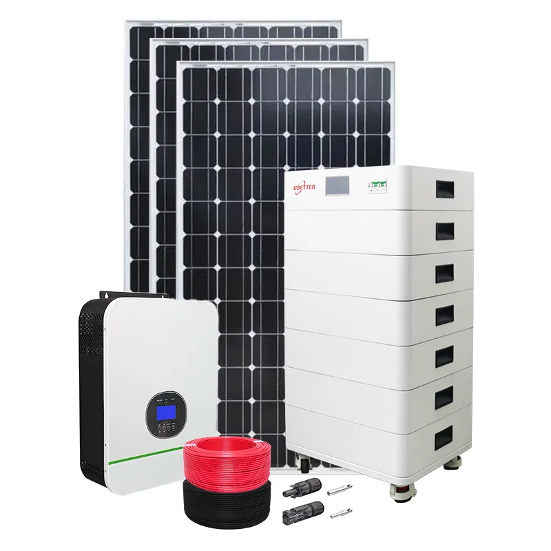 

5kw 10kw 20kw 25kw cycle solar cell Customized complete solar cell off-grid battery system set