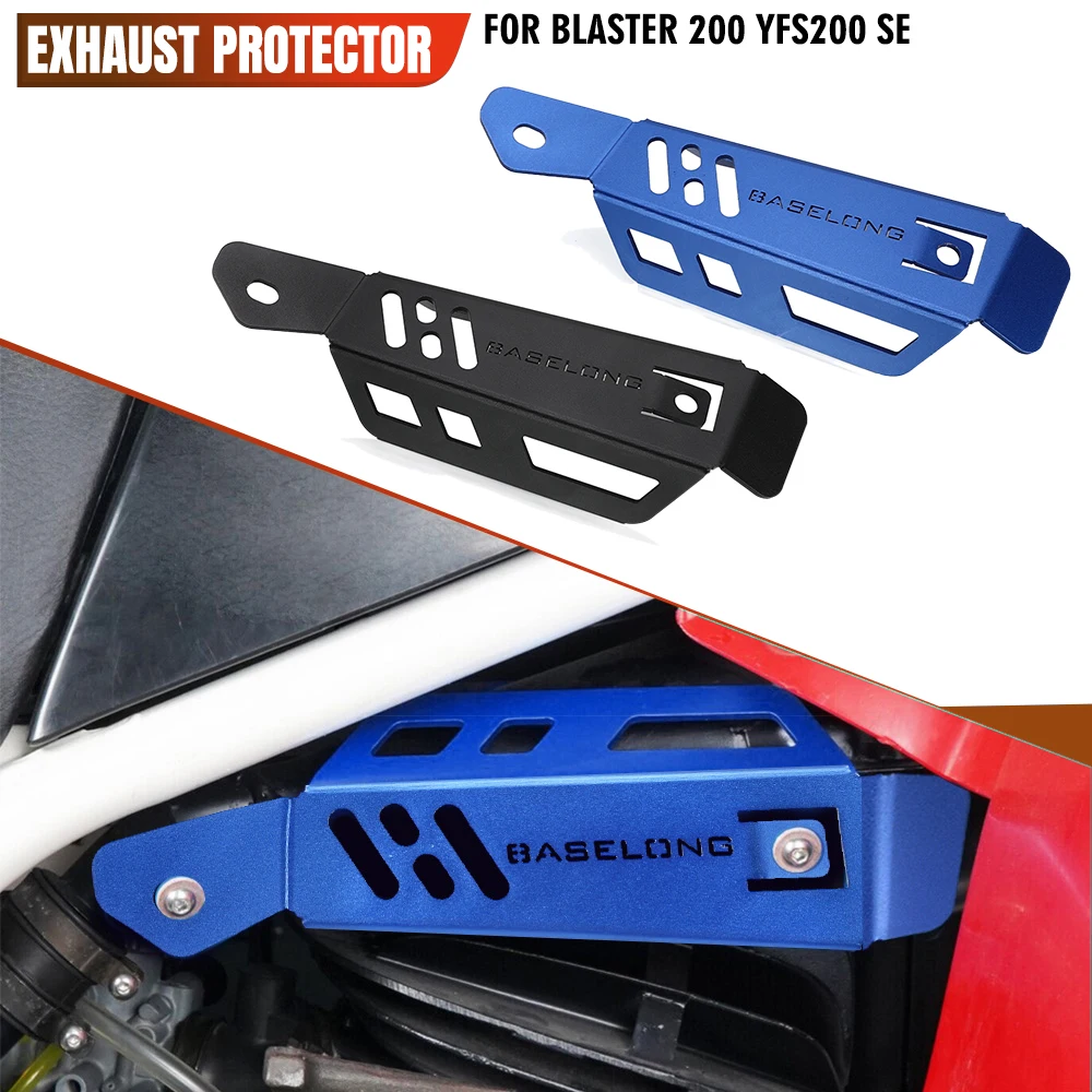 Heat Shield Guard Cover Exhaust Pipe Heat Shield Guard FOR YAMAHA Blaster 200 YFS200 1988-2006 YFS200SE Exhaust Pipe Protector