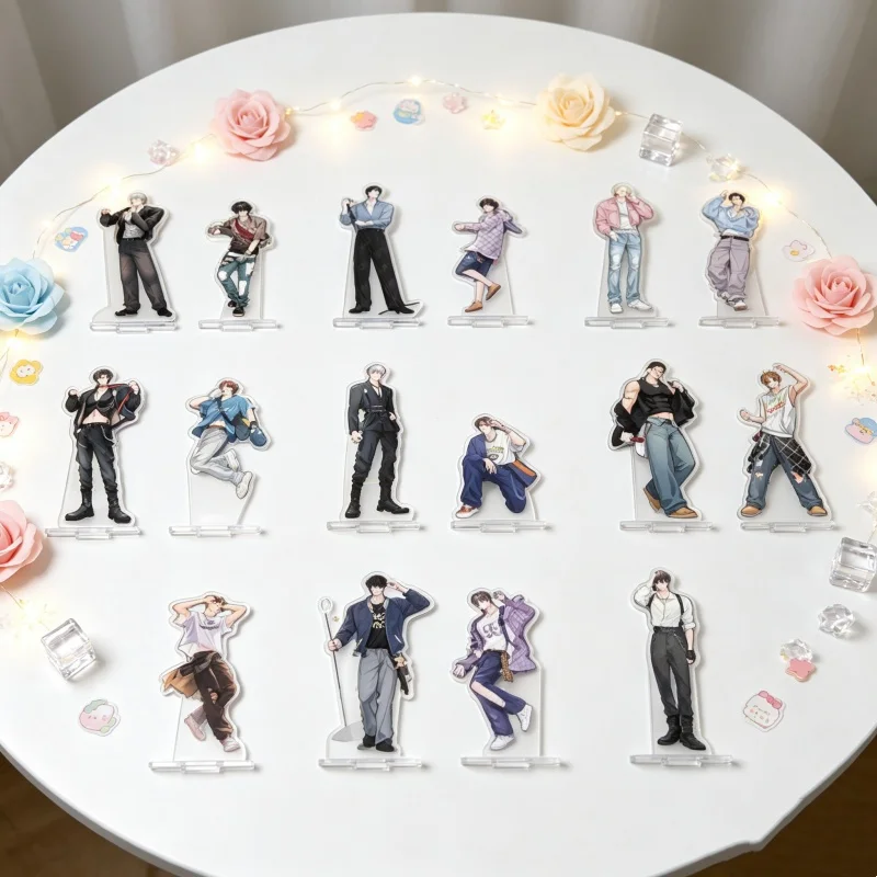Anime Korean SPAKLZ 2026 WORLD TOUR Comic Acrylic Stand Figure Melting Point/Painter Of The Night Model Plate Keychain 15Cm