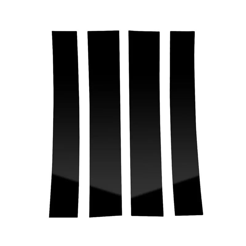 Reliable-Car Pillar Posts Door Window Trim Moldings Anti Scratch Sticker For Cadillac Escalade 2007-2014 Parts Glossy Black