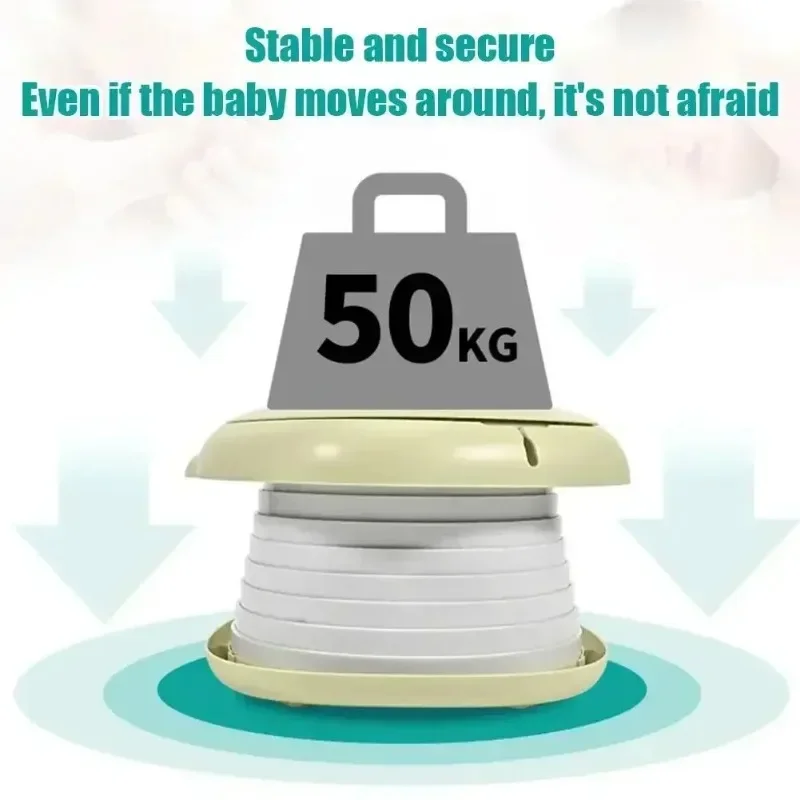 Potty Training Toilet Seat, Portable Travel Baby Potty for Car Camping Indoor Outdoor Bathroom for Baby Kids Children