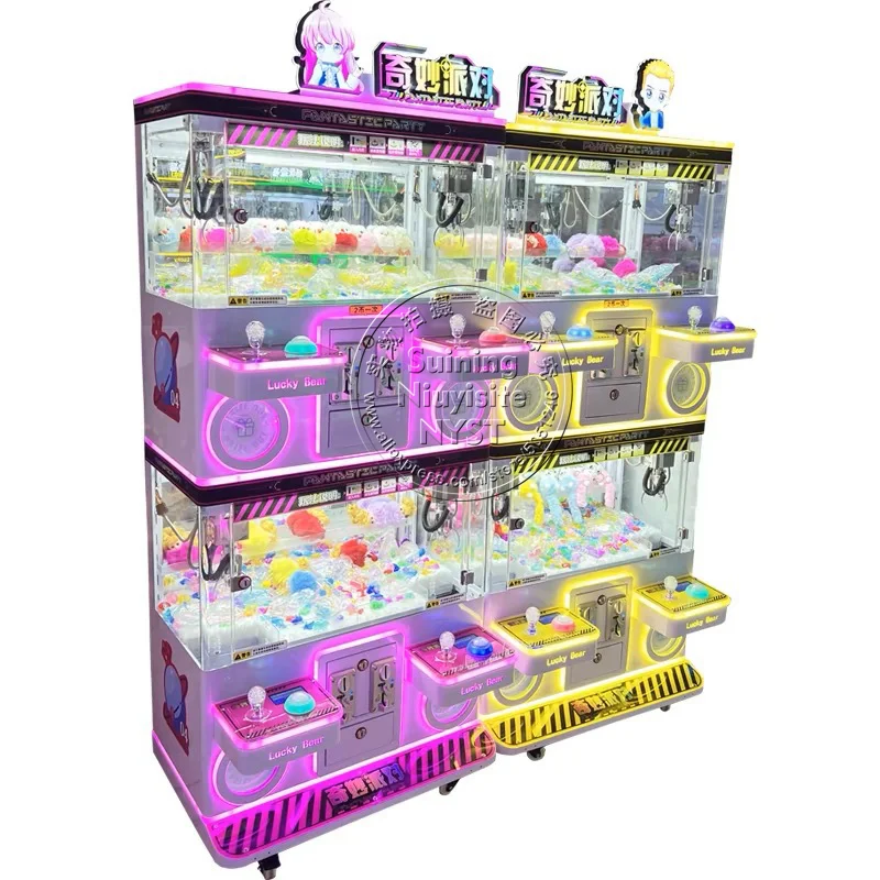 Custom Logo Mini Doll Claw Cranes Machine Shopping Malls Catch Stuffed Toy Cheap Arcade Games Small Amusement Vending Machines