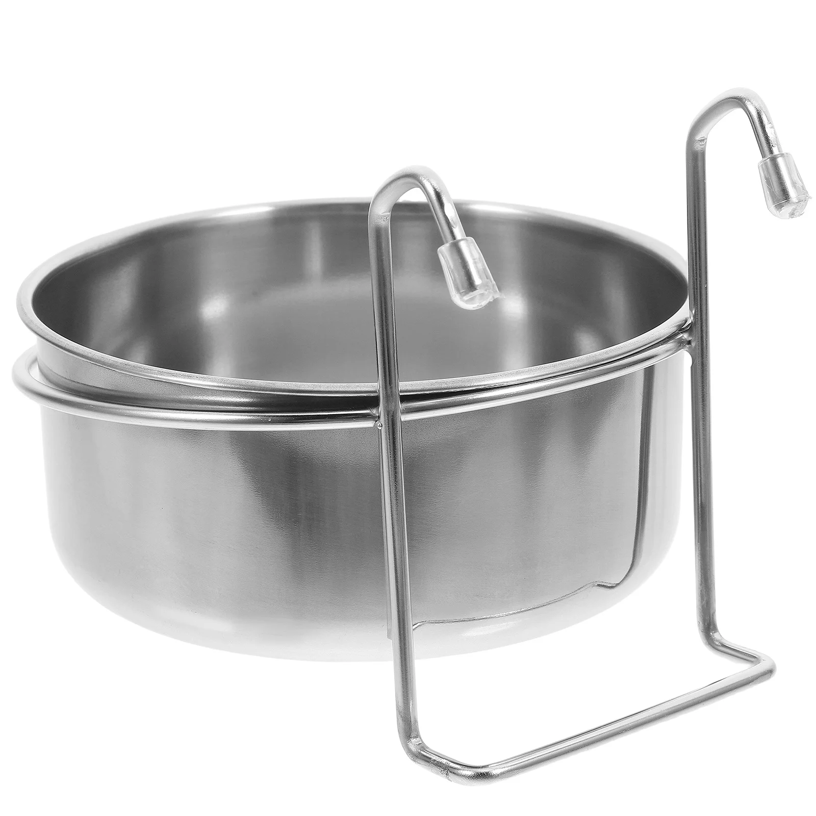 

1Set Stainless Steel Pet Feeding Bowl Hanging Cage Food Feeder Durable Anti Rust Hanging Pet Bowl for Cats Dogs