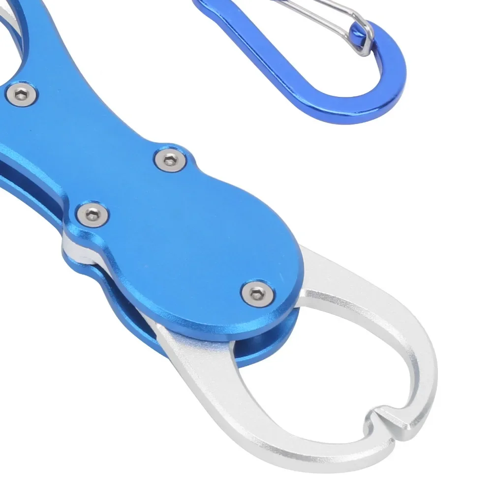 2026 Aluminum Alloy Fish Controller Built-in Scale Non-Slip Handle Fish Lip Grip Lightweight 28cm Fish Grip Freshwater Fishing