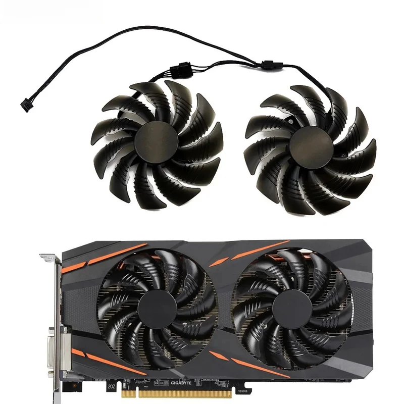 100MM 4Pin GPU Cooling Fan For Manli RTX3070 8GB PNY RTX3070 UPRISING Dual Video Graphics Card