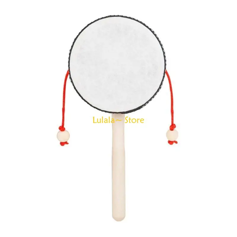 Y4QA Spin Ratle Drum tay Ratle Drum Baby Music Education Toy đồ chơi truyền thống