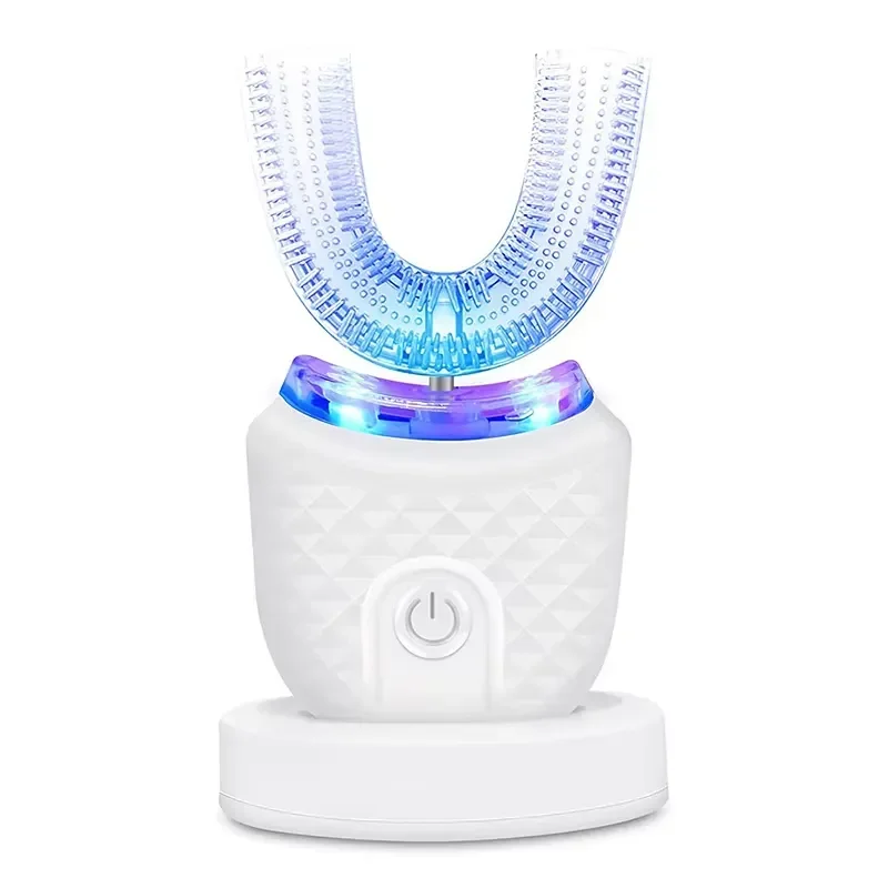 

【CHIMU HOME】 U Shaped Toothbrush for 360 Degree Ultrasonic Children Whitening Silicone Automatic Electric Toothbrush