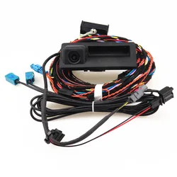 RCD 510 RNS 310 RNS315 12V RGB Rear View Reversing Parking Camera Plug Cable Harness Kit for VW Tiguan Audi A4 A6 5ND 827 566 C