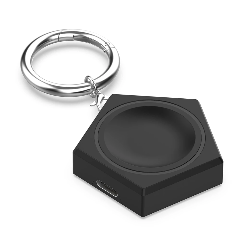 Ladegerät mit zwei Eingängen für Samsung Galaxy Watch6 / 6 Classic/Watch5/5 Pro/Watch 4 tragbare kabellose Ladestation Typ C.