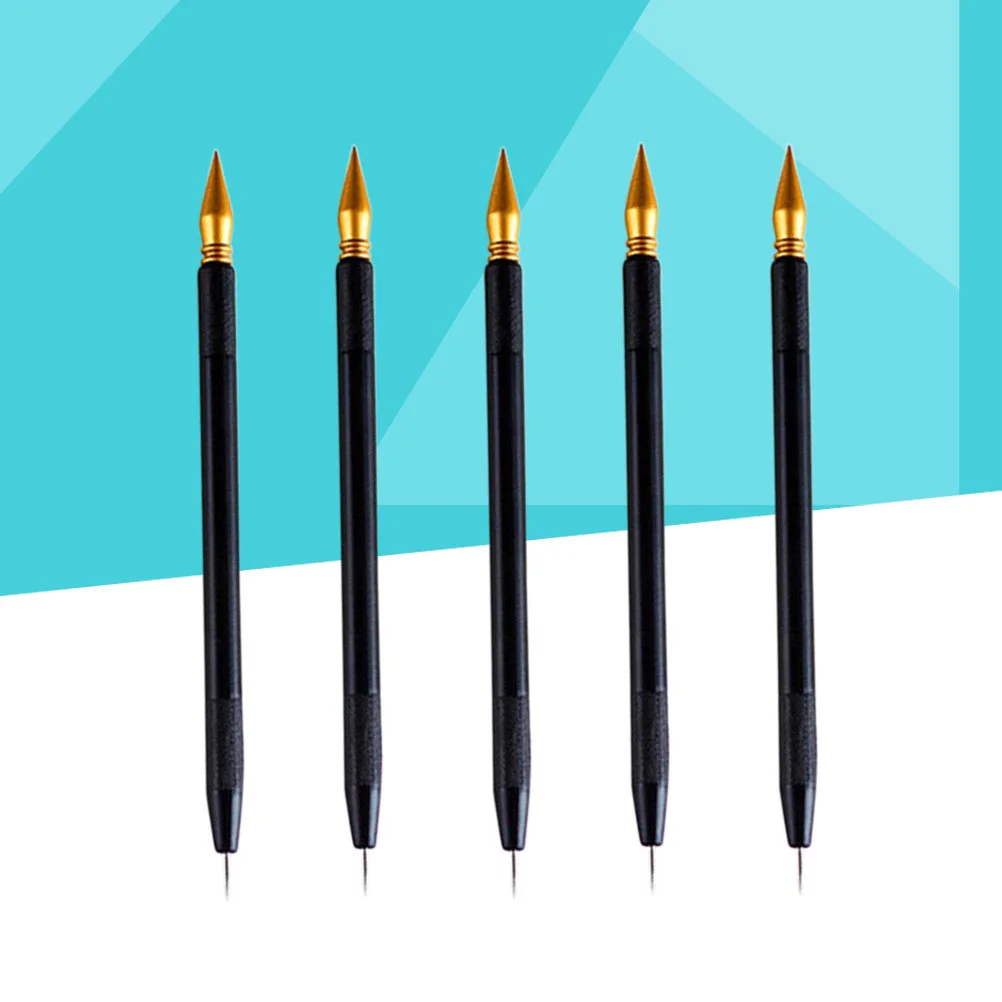 3 Pcs Multifunction Child Scrappers Tool Kemper Tools Black Drawing Pens Scratch