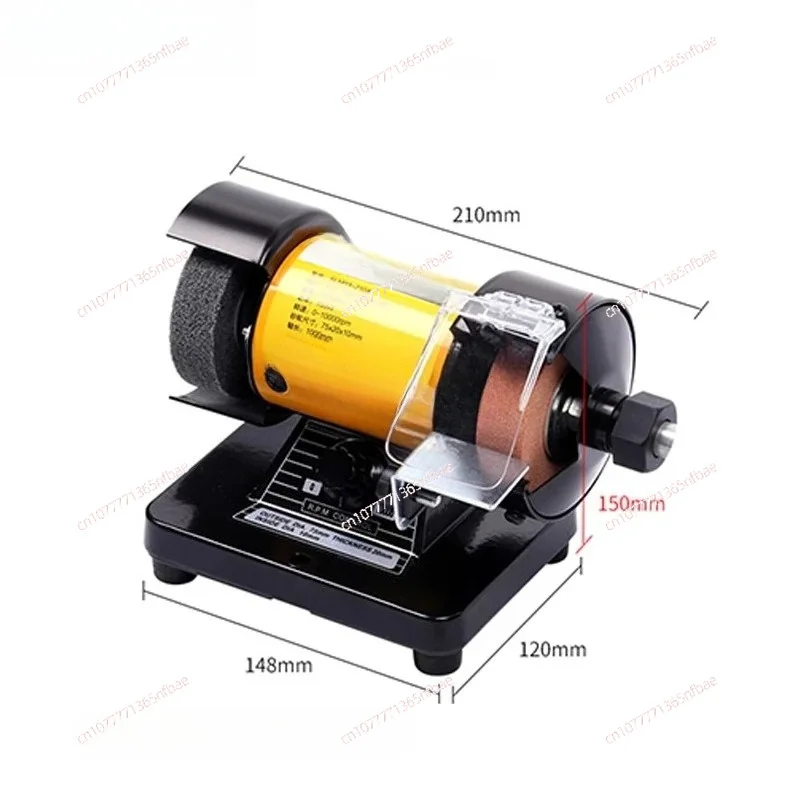 

Multi-function table grinder watch polishing machine table grinding speed adjusting grinder jade carving machine