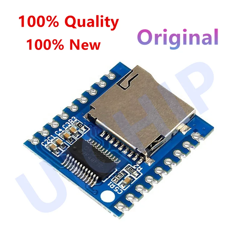 XY-V17B Serial Port Control Voice Module Microcontroller IO Control SD/TF Card Insertion MP3 Playback Board