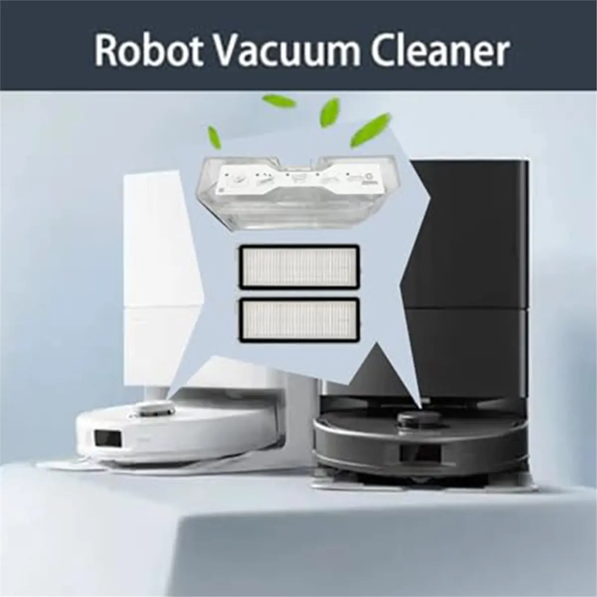 PHONE&GEAR Dust Bin Box Compatible with for 35S/ 35A/Qrevo S/Qrevo Pro/Qrevo Plus Collection Box, Dust Storge Box