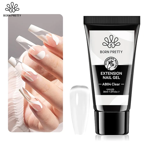 BORN PRETTY 30g esmalte de uñas de Gel de extensión transparente Gel de uñas duro para fortalecer el edificio de uñas Apex DIY manicura Nail Art