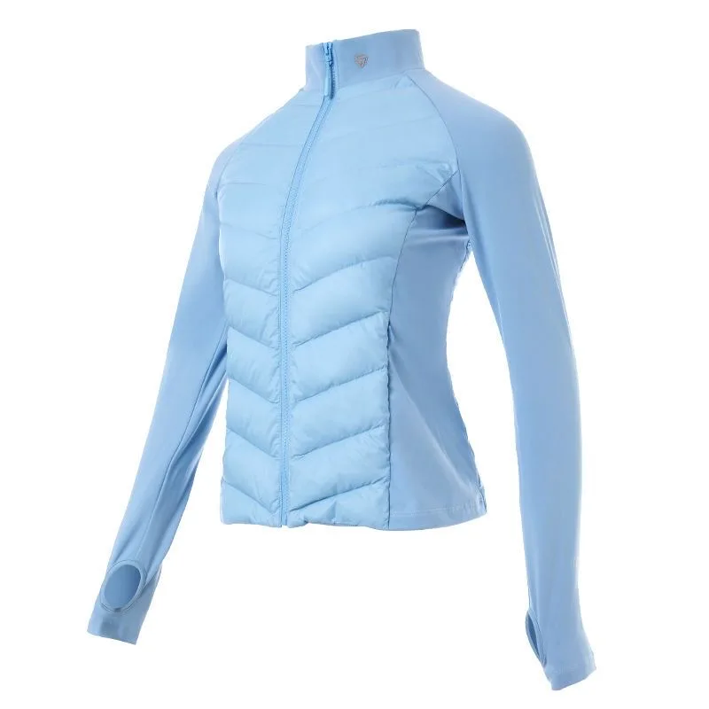 

Figure skating training jacket, down jacket, sports jacket with plush insulation and elasticity