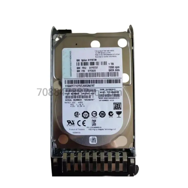 

original 100% authentique IBM 81Y9732 81Y9730 81Y9731 1T 7.2K SATA 2.5 M3 M4