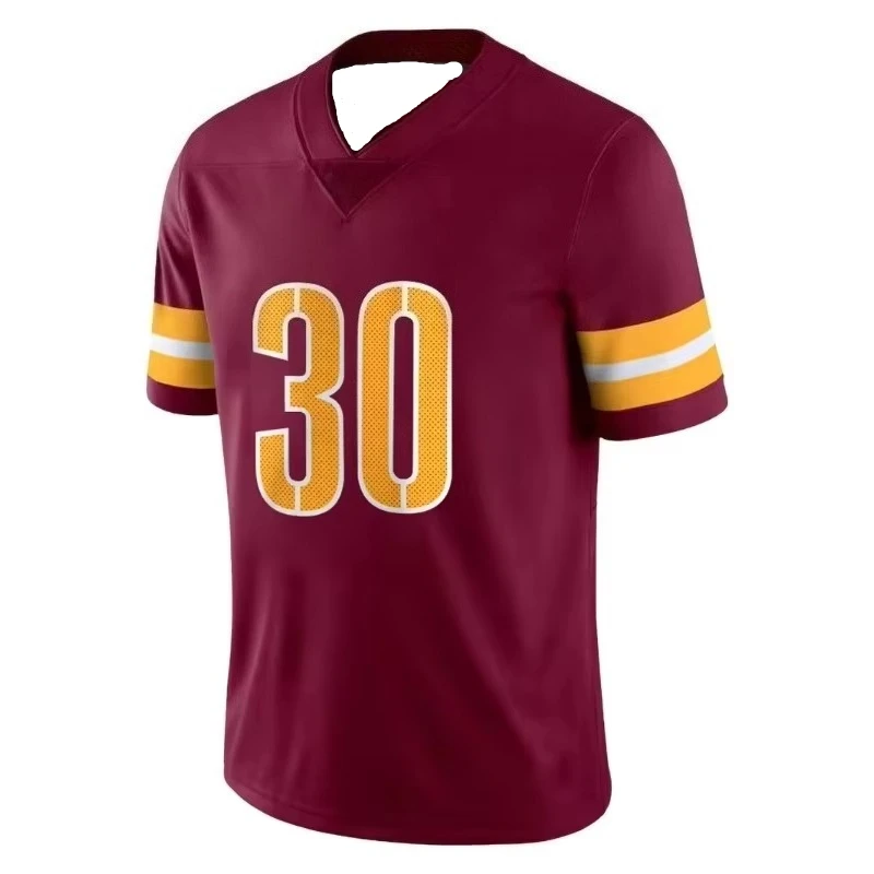 الصيف الرجال أزياء كرة القدم الأمريكية جيرسي الرجبي جيرسي الرياضية التدريب جيرسي القادة الجلد الأحمر تي شيرت البلوز موتو