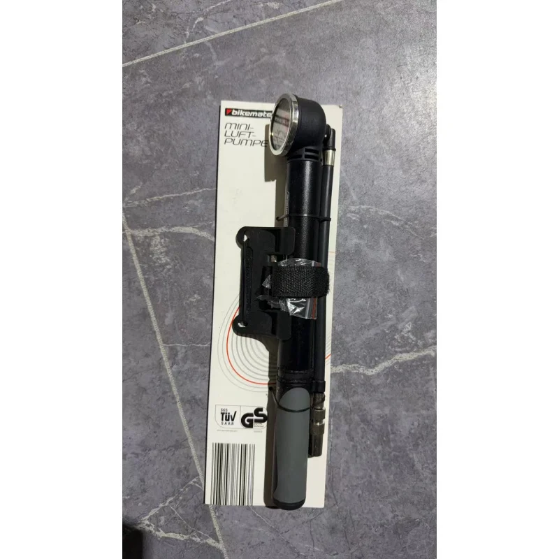 Tragbare Mini-Hochdruck-Mountainbike-Luftpumpe mit Manometer, US-Französische Fahrrad-Handpumpe