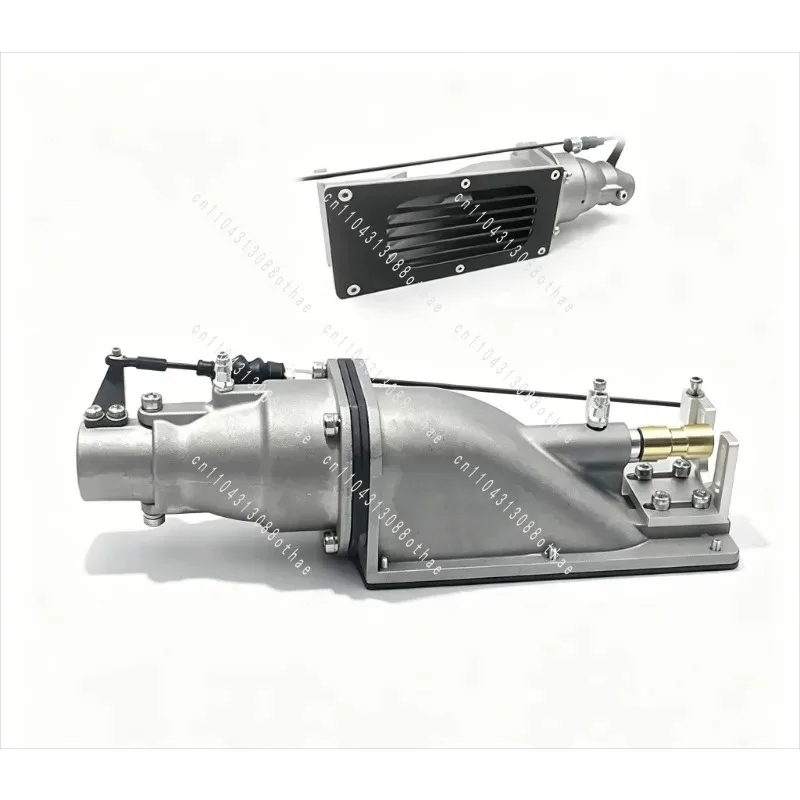 Jet Thruster Water Jet Ejector Spray Propulsion Pump for RC Model Boat Ship Full Aluminum Alloy 35mm Metal Pump
