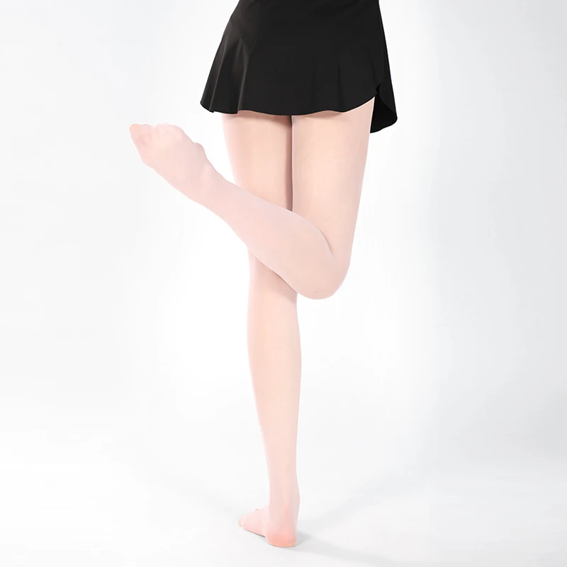 Collant da balletto Ivoogle 20D con piedi sottili per donne e ragazze, leggings da ballo, calze collant uniformi scolastiche