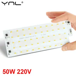 50W LED Chip SMD 2835 LED Lamp Beads Spotlight AC 220V Smart IC LED Floodlight Street Lamp DIY Flood Light Outdoor Lighting Chip