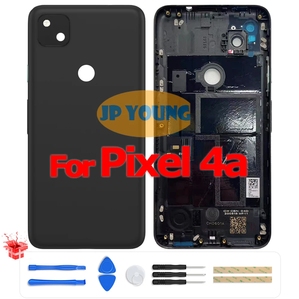 

Оригинальная задняя крышка батарейного отсека с объективом камеры для Google Pixel 4a G025J/GA02099/G025N — замена задней двери корпуса