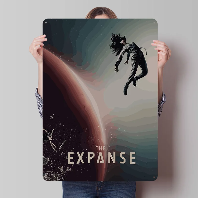 The Expanse Metal Poster Custom Wall Art Retro Vintage Tinplate Signs for Home Decorations Gaming Room Decoration Cozy House