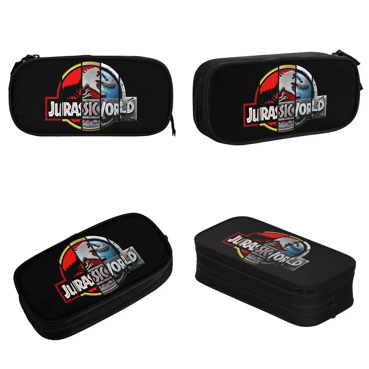 Fun Jurassics Park astucci per matite Jurassics World Dinosaur Pencil Box portapenne per borsa per studenti materiale scolastico cancelleria con