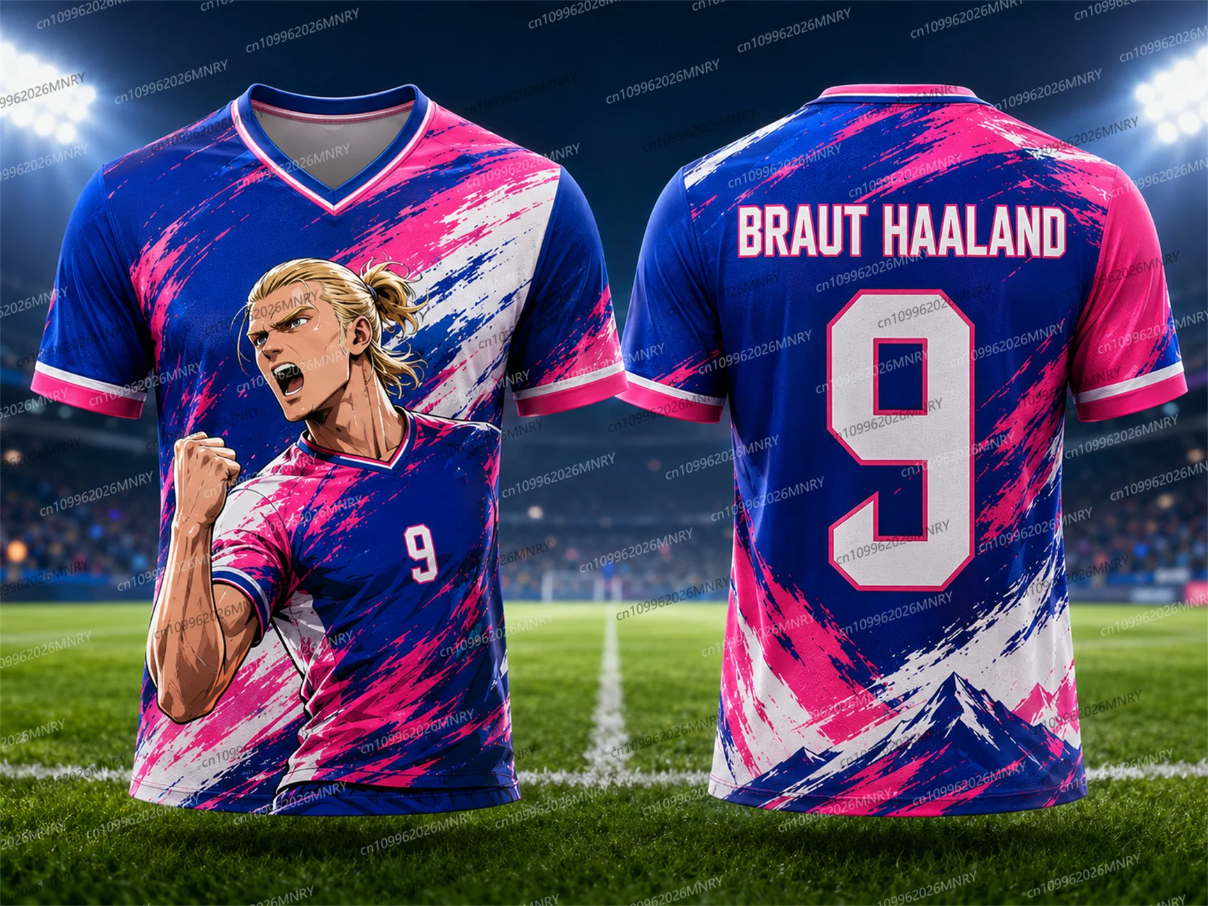 2026 Norway Jersey HAALAND Summer clothes for woman Training Uniforms Jersey Breathable Quick Drying Fan Jersey Women Jersey