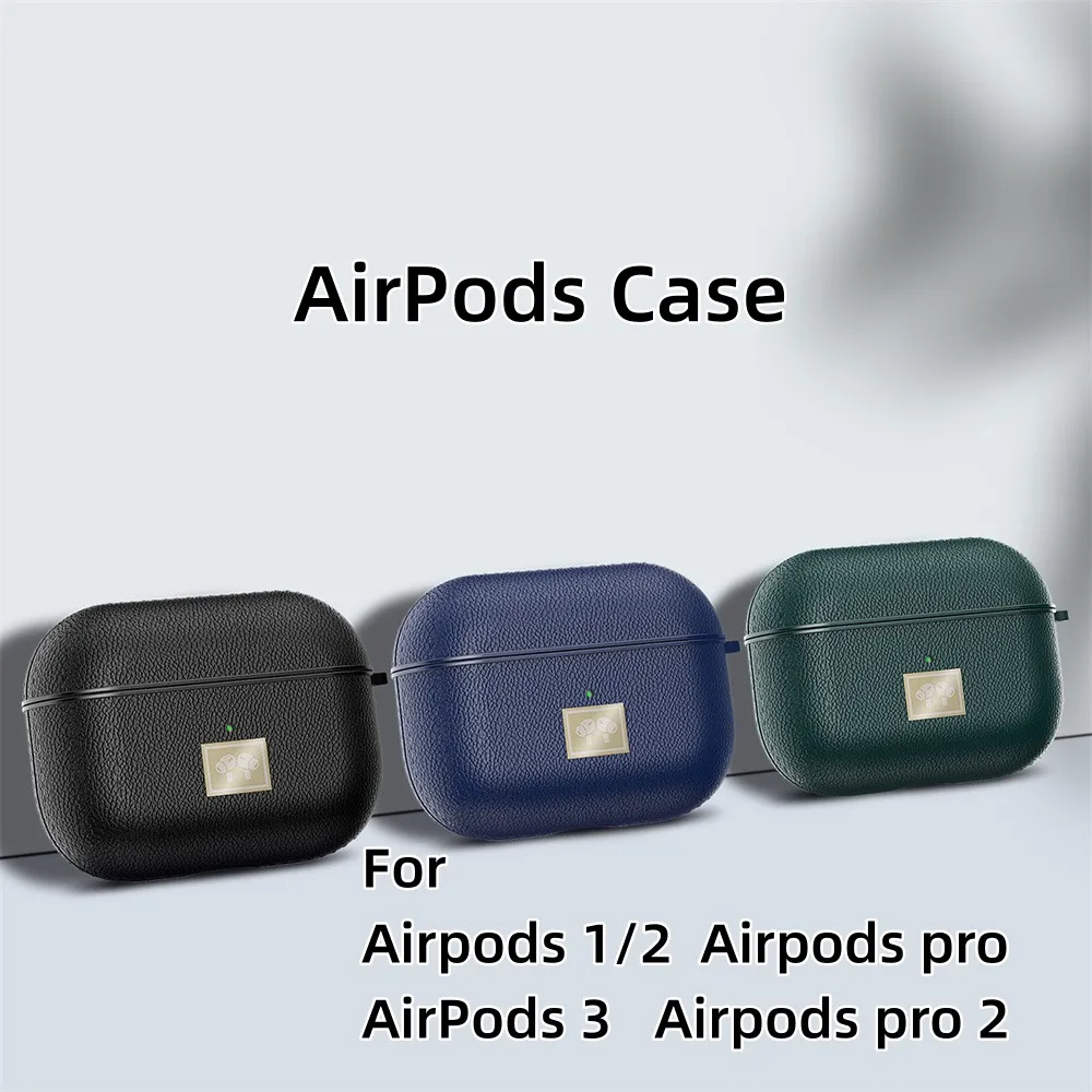 กระเป๋าใส่หูฟังเคสป้องกันการกระแทกทำจากซิลิโคนรุ่น3rd 2ND 1st airpods ของ Apple