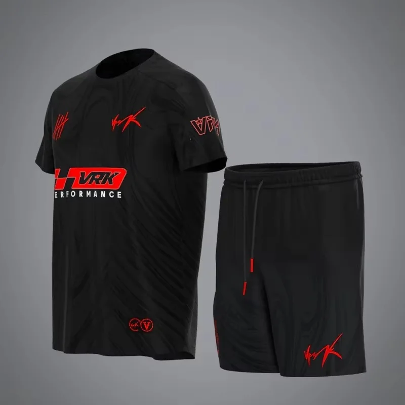 VRK3D Printed Lollipop Set Quick-Dry T-Shirt Men’s Sports Breathable Mesh Thin Short-Sleeve Shorts Casual Summer Outfit Fashion