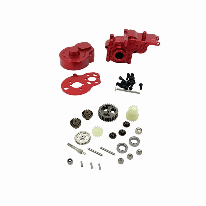 WLtoys 244016 1/24 RC カーメタル​​アップグレードギアボックスハウジングギアセットアセンブリスペアパーツ交換アクセサリー