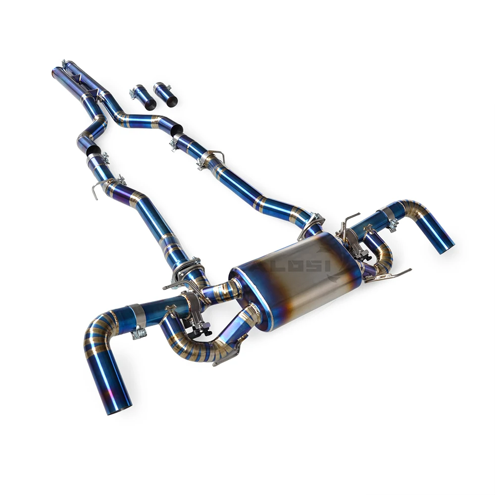 Titanium Cat back Exhaust for Aston Martin DB12 4.0T 2019-2025 Valve Tuning exhaust lightweight sports car sound Auto Parts