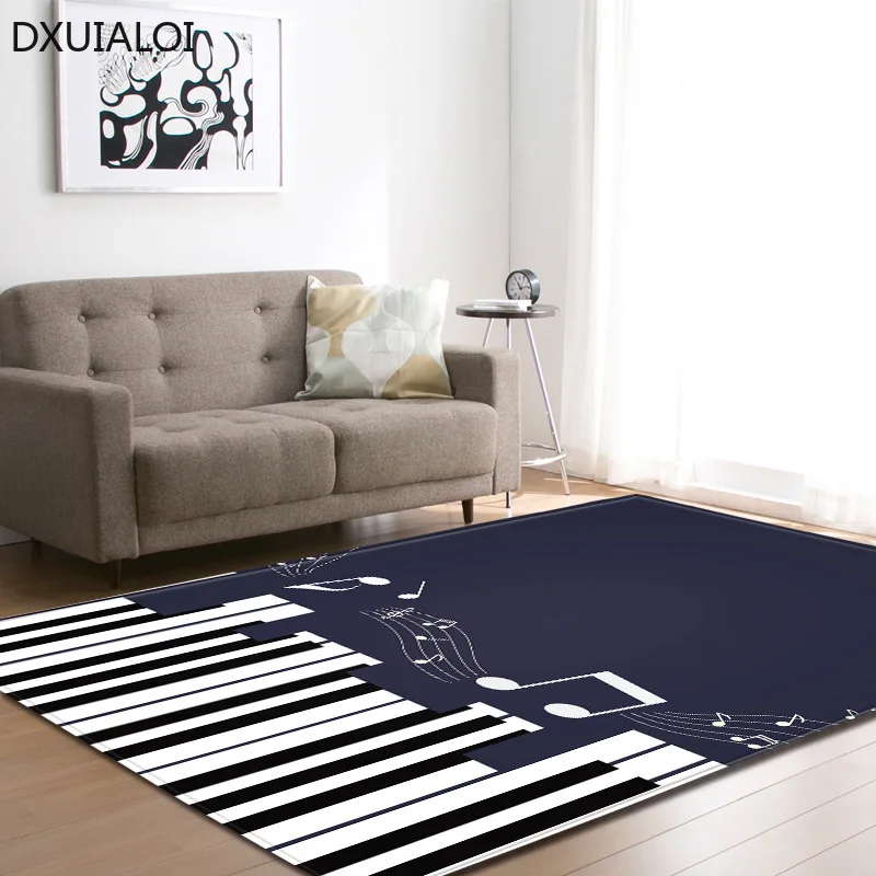 Nordic modern home decoration art piano carpet restaurant mat size custom area rugs for home living room  rugs for children room
