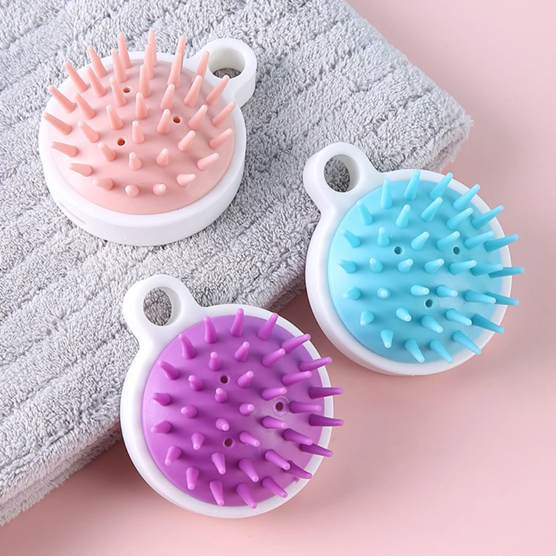 Silicone Massage Comb Gentle And Flexible Head Massage Comb Innovative Anti-Dandruff Brush Hair Salon Tools Cleaning Brush