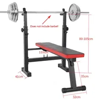 Folding Bench Sit-Up Board Indoor Barbell Rack Bench Press Squat Rack Bench Press Weight Barbell Rack SJ