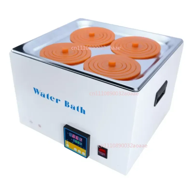 Laboratory Machine Stainless Steel Dry Burning Heating Thermostatic Digital Water Bath Four Holes