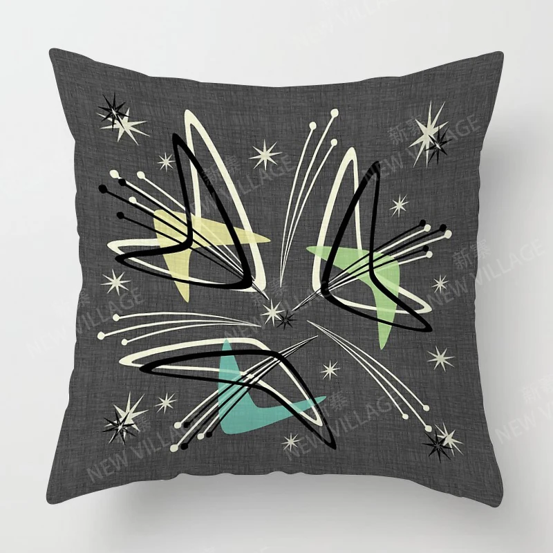 Nordic fall home decor autumn throw pillow case sofa Cushion cover modern 45x45cm 45*45 50x50 60x60cm 40*40 40x40 geometry 60*60