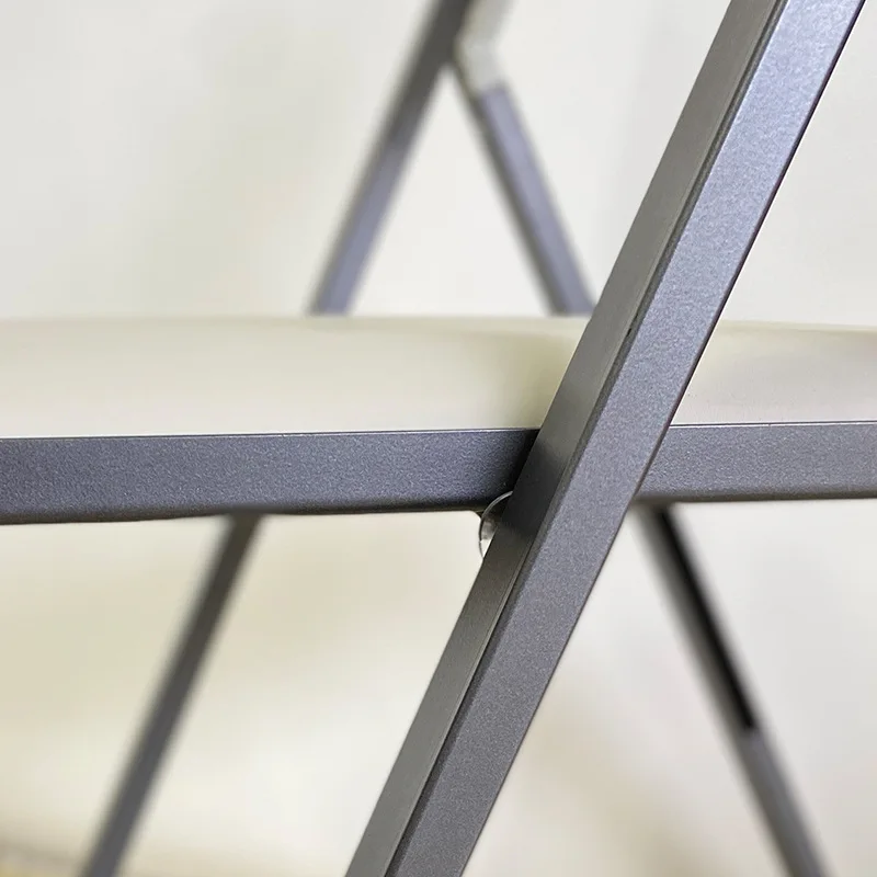 Multifunctional Easy Storage Portable Leather Folding Home Outdoor Office Conference Chair