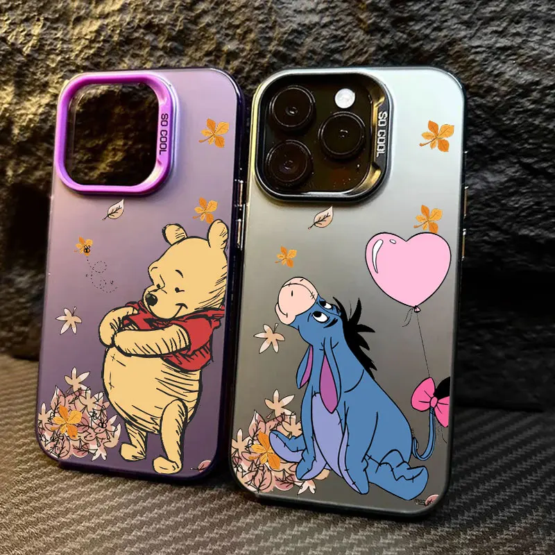 

Winnie The Pooh Winnies Eeyore Phone Case For iPhone 11 12 13 14 15 16 17 Pro Max 16e 17E 17 Air Plus 13 Mini Fundas Back Cover
