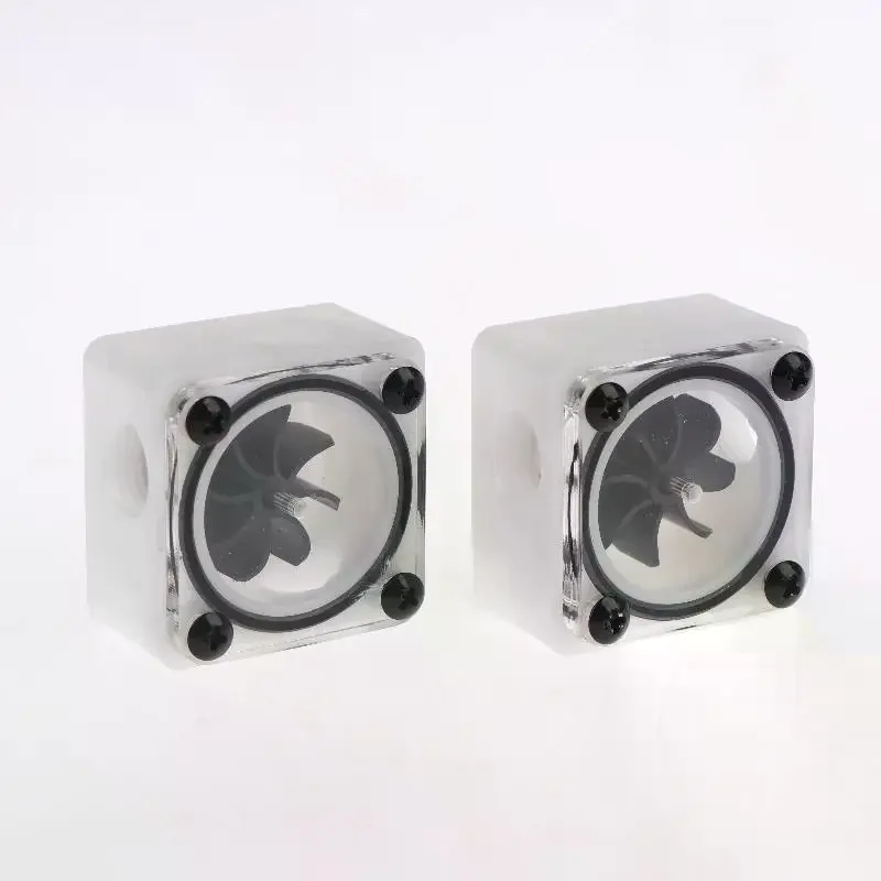 G1/4 Thread Water Cooling Flow Meter - 2 Way Bi-Directional Water Meter Indicator for Liquid Cooling Systems