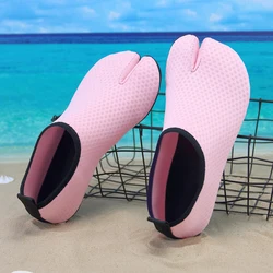 Zapatos de agua de secado rápido para hombre, zapatillas transpirables para Fitness, parejas, playa, natación, zapatos de punta dividida, zapatos de piso para el hogar
